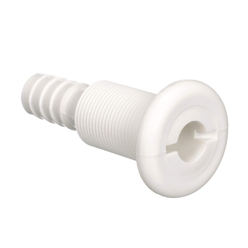 attwood 3873-3 Polypropylene Straight Thru-Hull Connector, White Finish - BeesActive Australia