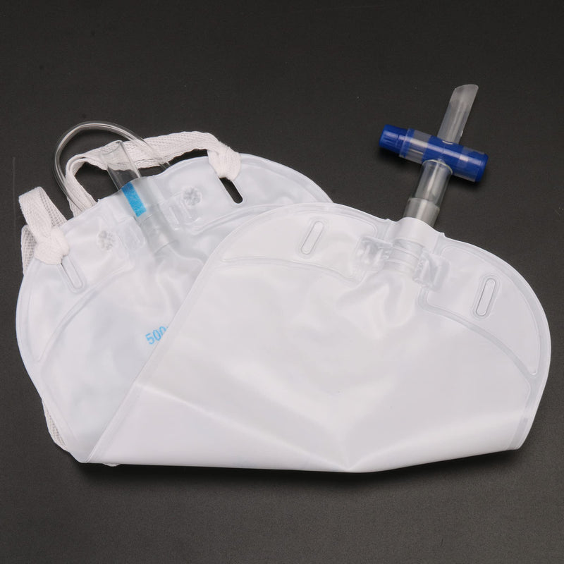 5X Urinary Incontinence Complete Kit External Catheters Leg Night Drainage Bag with Kink Free Connection(500ml) - BeesActive Australia