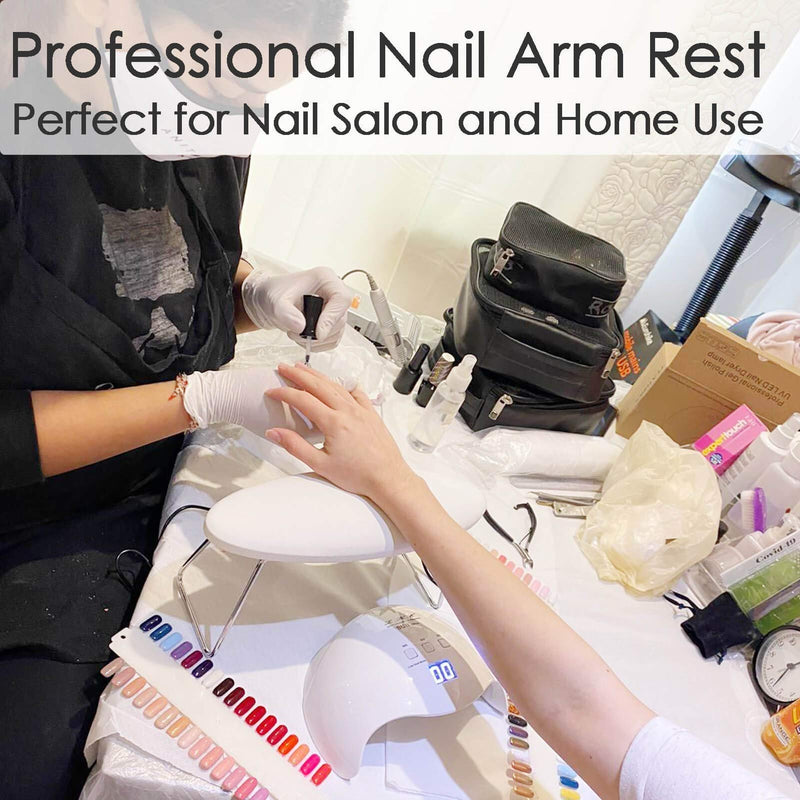 Nail Arm Rest Cushion, Professional Nail Hand Cushion Manicure Pillow for Nail Salon Technician Use, Save Nail Table Room - BeesActive Australia