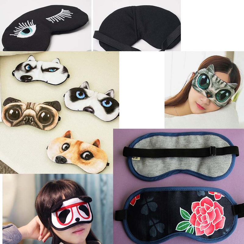 Sleeping Mask Eye Cover Weird Dog Expression - BeesActive Australia