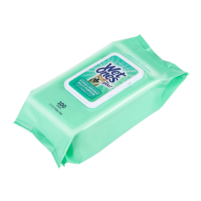 Wet Ones for Pets Hypoallergenic Multi-Purpose Dog Wipes with Vitamins A, C & E - Fragrance-Free Hypoallergenic Dog Wipes for All Dogs Wipes Multipurpose 100 Count - BeesActive Australia