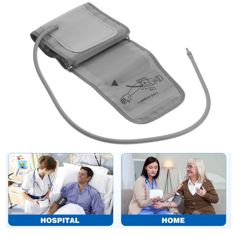 Healifty Blood Pressure Monitor Upper Arm Cuff Strap Blood Pressure Monitor Accessories 22-32cm of Arm Circumference Grey - BeesActive Australia