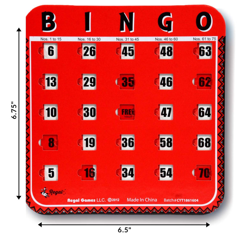 Regal Games Family Bingo Card Booster Expansion Pack, Red, 8 Cards Red (25-32) - BeesActive Australia