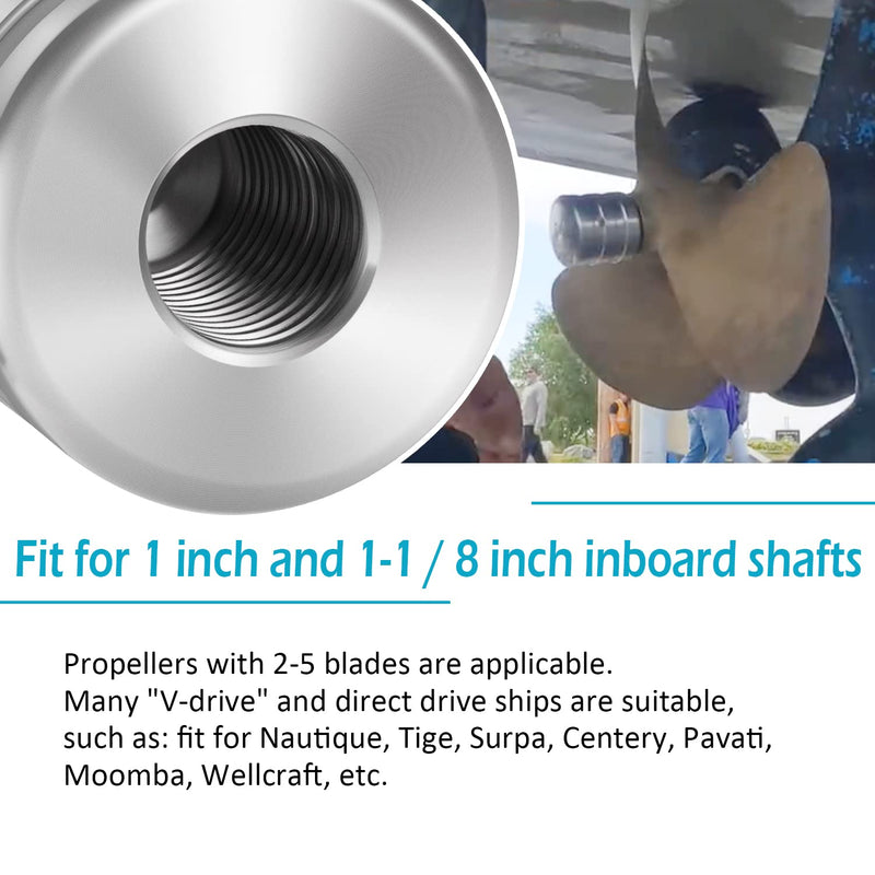 USSKYBOY Prop Puller for Inboard Boats, Prop Knocker, Propeller Removal Tool, fit for 1" or 1 1/8" Propeller Shafts - BeesActive Australia