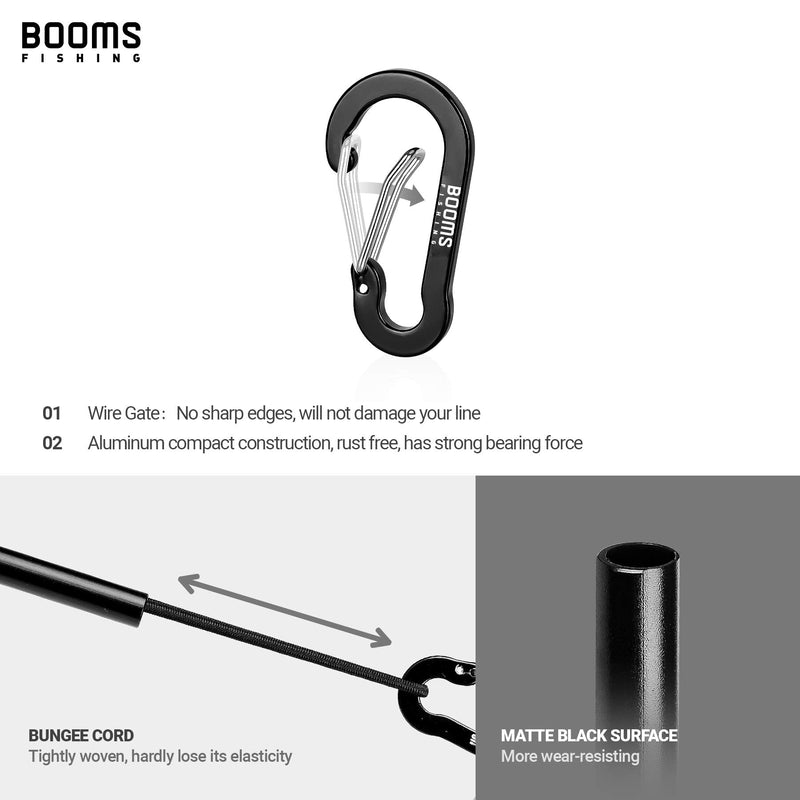 Booms Fishing SH1 Fly Fishing Tippet Spool Holder 2 Pack Black 2pcs - BeesActive Australia