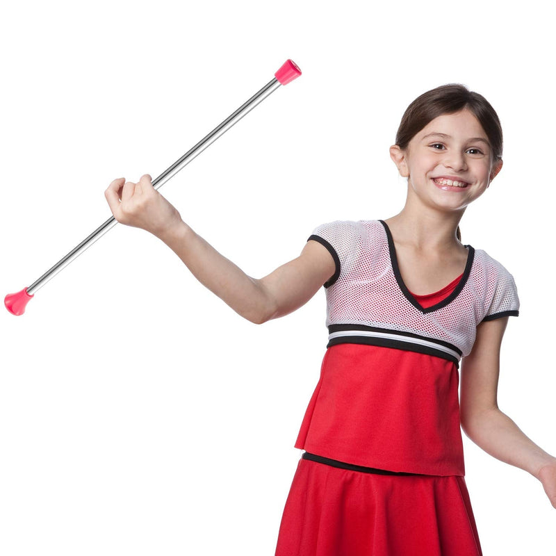 6 Pieces Twirling Batons Unisex Kids' Gymnastics Twirling Baton Dance Baton for Kids Girls Talent Shows, Artistic Dancing, Baton Twirling, Pink, White, Purple - BeesActive Australia