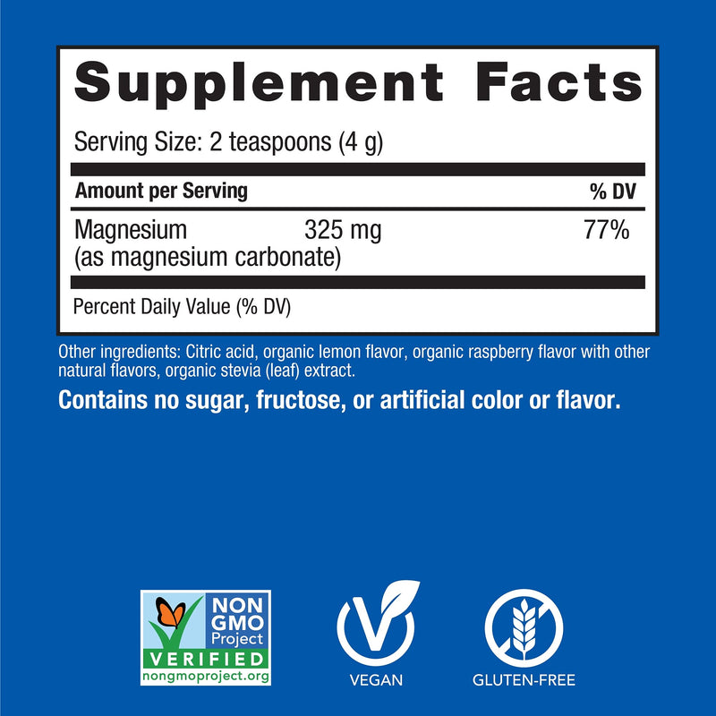 Natural Vitality Calm #1 Selling Magnesium Citrate Supplement, Anti-Stress Magnesium Supplement Drink Mix Powder- Raspberry Lemon, Vegan, Gluten Free and Non-GMO (Package May Vary), 16 oz 113 Servings - BeesActive Australia
