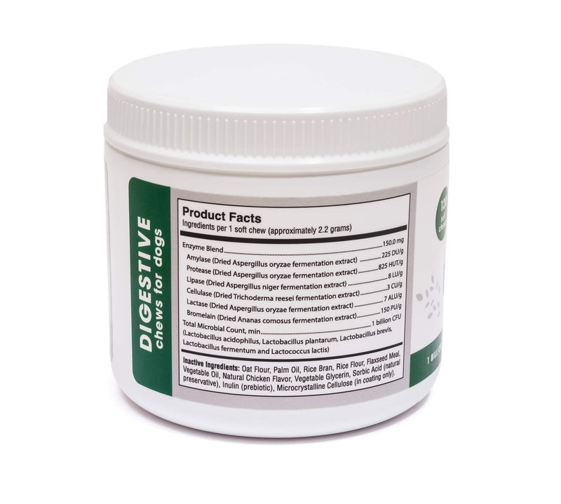 Digestive Supplement for Dogs Best Probiotic for Dogs That Helps with Diarrhea Upset Stomach Bad Breath and Constipation by Genuine Naturals120-Count - BeesActive Australia