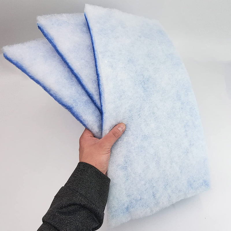 inTank Worlds Best Premium 2 Inch Thick Aquarium Pond Filter Floss | Value Pack (3 Large Pads) 600 sqin | Double Bonded Poly Filter Pads | Easy Cut to fit | Clean Clear Water - BeesActive Australia