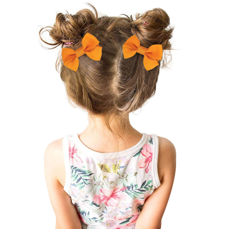 70Pcs Baby Girls Hair Bows Clips Hair Bobbies Set-20 Pcs Bow Hair Pins and 50 Pcs hair bands Hair Accessories for Baby Little Girls Kids Toddlers - BeesActive Australia