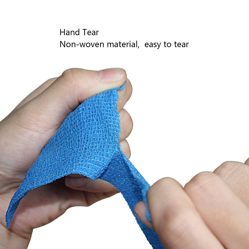 Nature Therapy First Step Cohesive Bandage 5cm x 4.5m (Blue, Box of 6) Pack of 6 Blue - BeesActive Australia