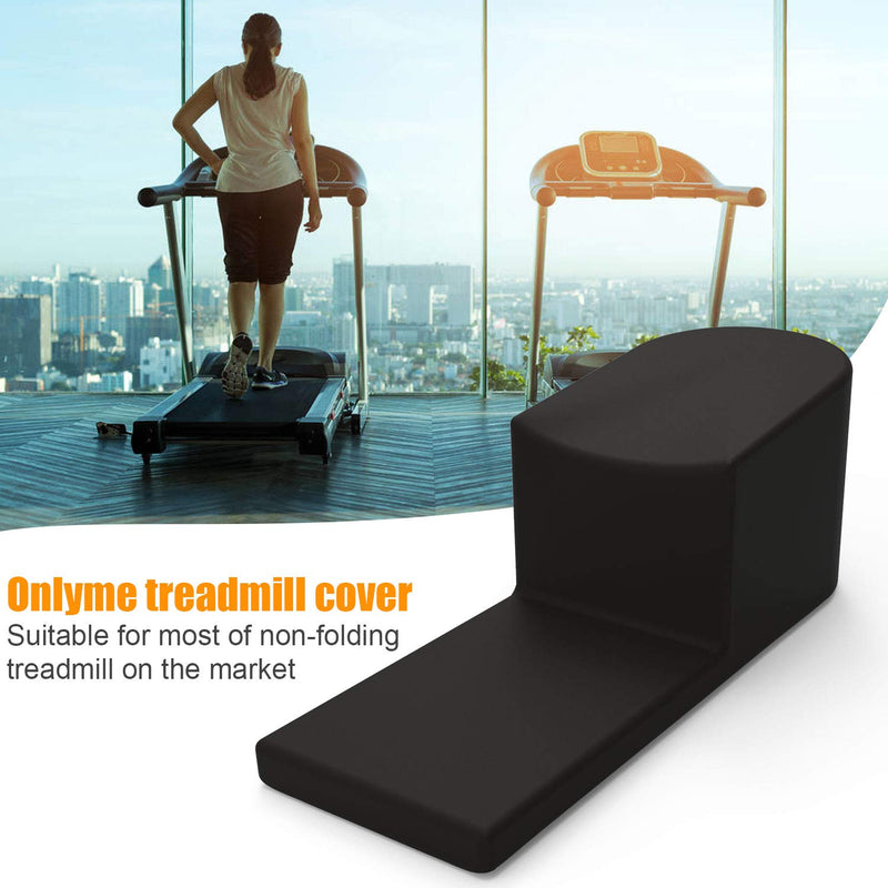 Onlyme Treadmill Covers for Non-Folding Home Running Machines with Zipper & Drawstring, Black Medium: 73x36x61 inch - BeesActive Australia
