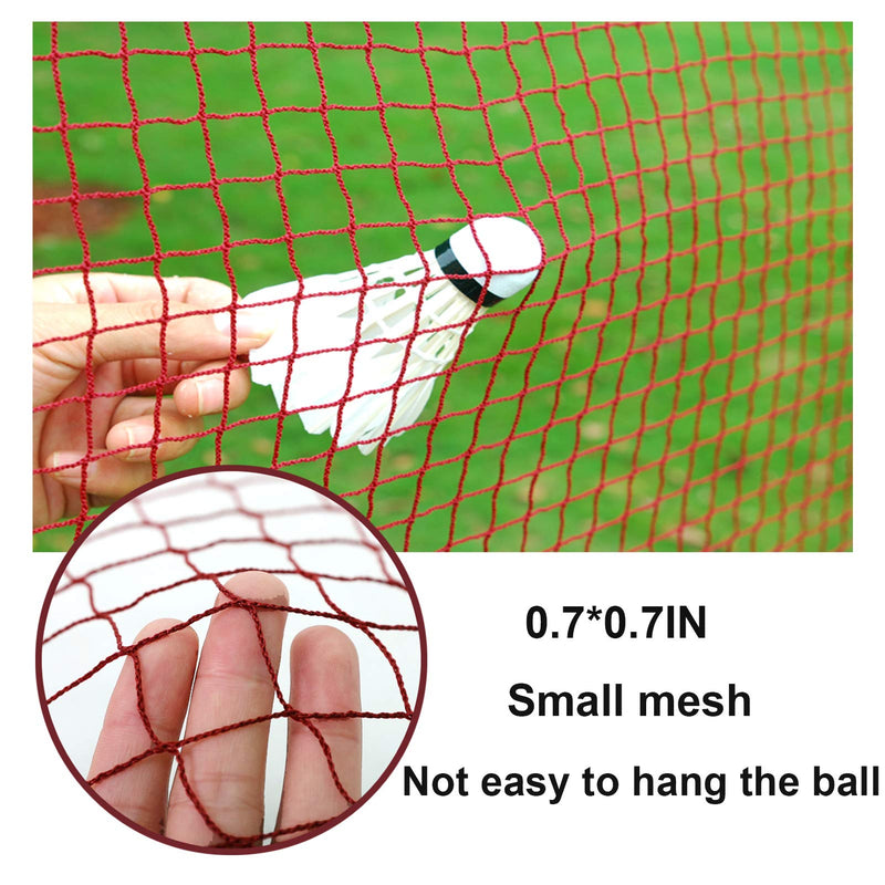 Glodwheat Badminton Net Sports Outdoor Indoor Fitness Badminton Pickleball Replacement Net for Backyard Beach Garden Schoolyard (20 FT x 2.5 FT) - BeesActive Australia