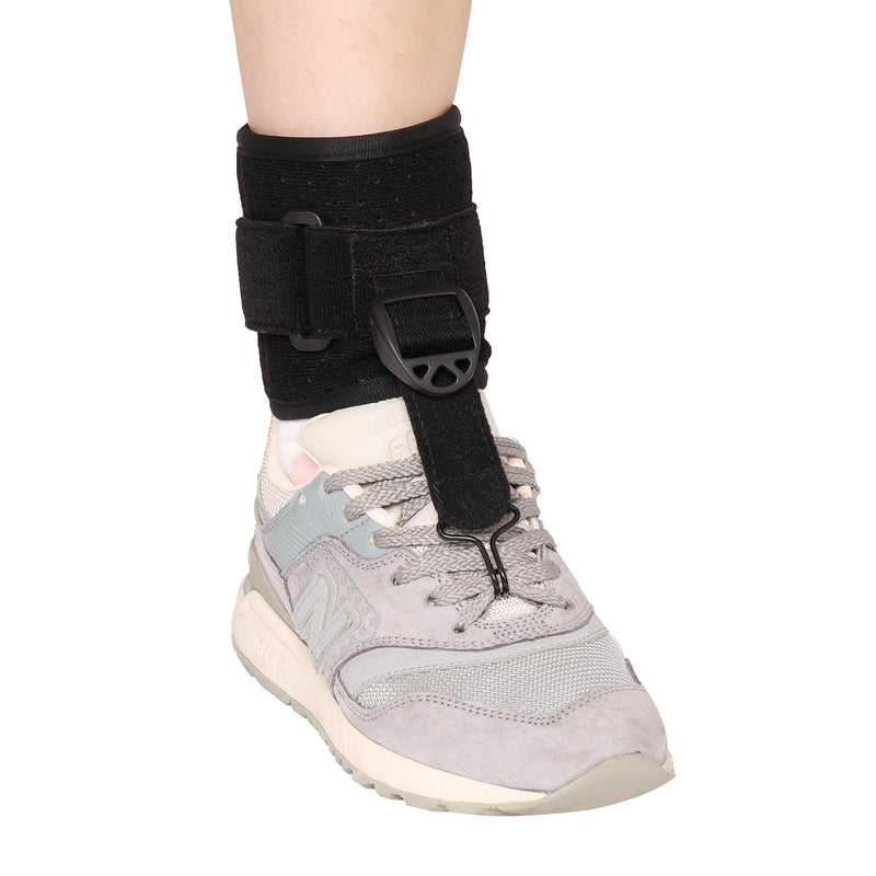 joingood AFO Foot Drop Brace, Adjustable Drop Foot Brace for Walking with Shoes, Soft Foot Up Brace for Achilles Tendon, Foot Dorsiflexed, Stroke, Ankle Foot Orthosis to Improve Walking Gait(L/XL) L/XL - BeesActive Australia