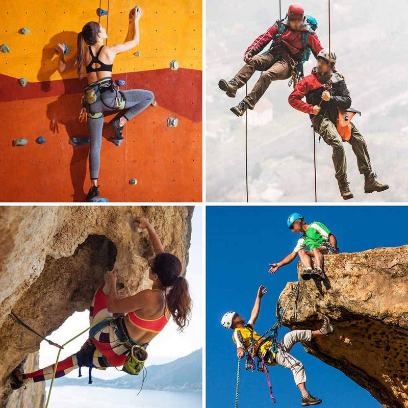 HandAcc Climbing belts, Safe Seat Belts for Tree Climbing Outdoor Training Caving Rock Climbing Rappelling Equip - Half Body Guide belt for Women Man and Novice - BeesActive Australia