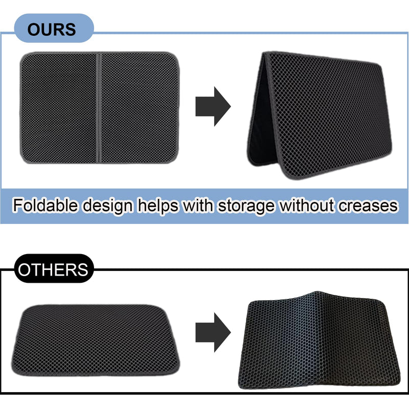 LIPHISFUN Cat Litter Mat (22x28 inch) 22x28 inch - BeesActive Australia