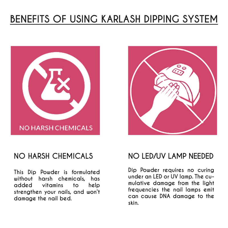 Karlash Professional DIP Powder System refill size 2 oz (Step 6 Brush Saver) Made in USA - BeesActive Australia