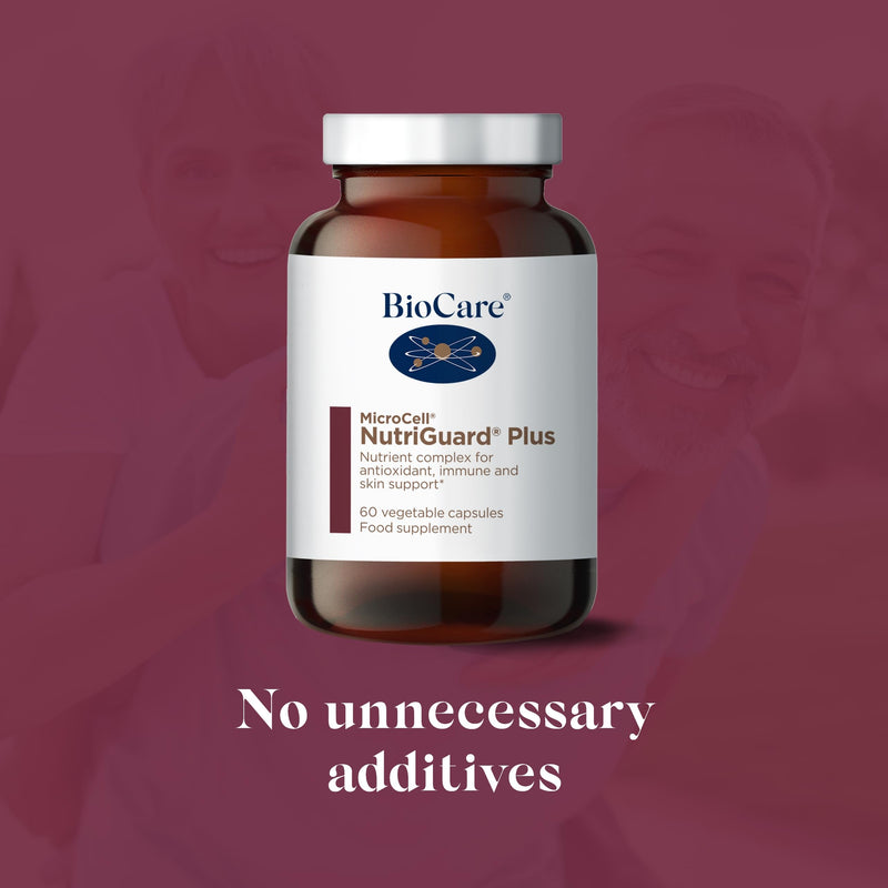 BioCare MicroCell NutriGuard Plus (Antioxidant) | with Vitamins A, C, E, Zinc & Selenium - 60 Capsules, 60 Days� Supply - BeesActive Australia