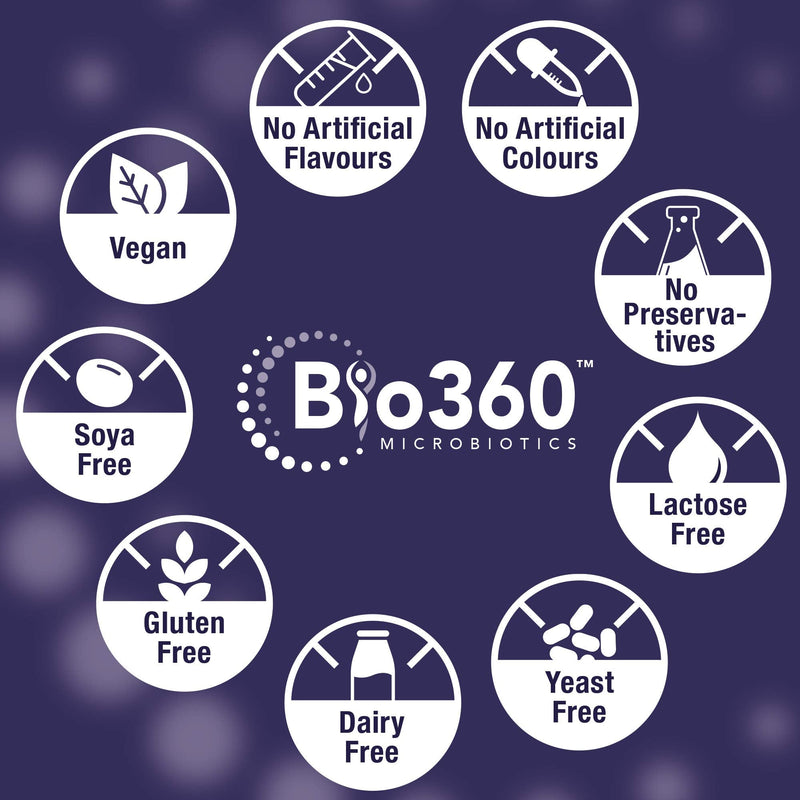 Natures Aid Bio360 Pro-100 Ultra (100 Billion Bacteria), from Natures Aid, 30 Capsules Bio360 Pro-100 Ultra 30 Capsules - BeesActive Australia