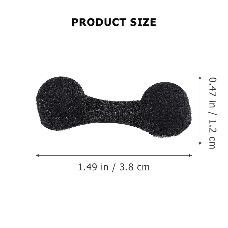 50pcs Disposable Nose Filter Plug Anti-dust Protection Breathable Anti Snore Devices Filters for Sunless Airbrush Spray Tanning (Black) Black - BeesActive Australia