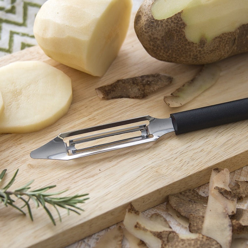 Rada Cutlery Vegetable Peeler Blade Stainless Steel Resin, Made in the USA, 7-1/4 Inches, Black Handle 1 - BeesActive Australia