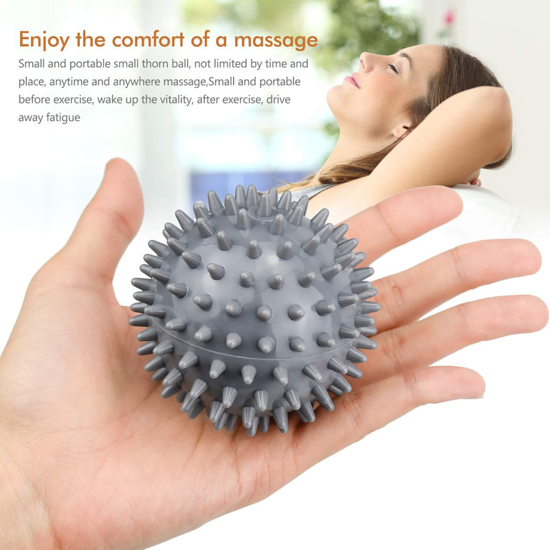 Komoyo 2Pcs Spiky Massage Balls, Pilates Spiky Ball Hedgehog Balls Portable Trigger Point Massage Ball Set for Deep Tissue Muscle Recovery Back, Legs, Feet & Hands Muscle Massage (7.5cm) - BeesActive Australia