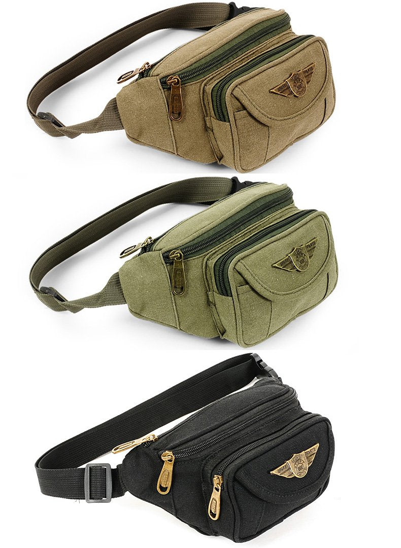 K-Martins Running Fanny Pack Waist Bag Pack Bum Bag Hip Pack Belt Bag Black - BeesActive Australia