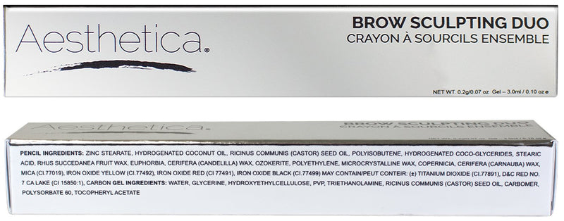 Aesthetica Brow Sculpting Duo - Eyebrow Definer/Brow Gel (Blonde) True Blonde - BeesActive Australia