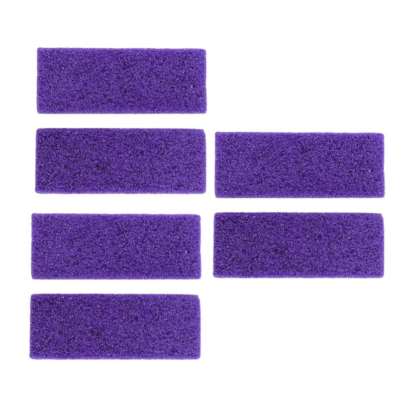 Milisten 6pcs Pumice Stone Lava Pedicure Tools Double Side Hard Skin Remover for Hands Foot File Exfoliation (Purple) - BeesActive Australia