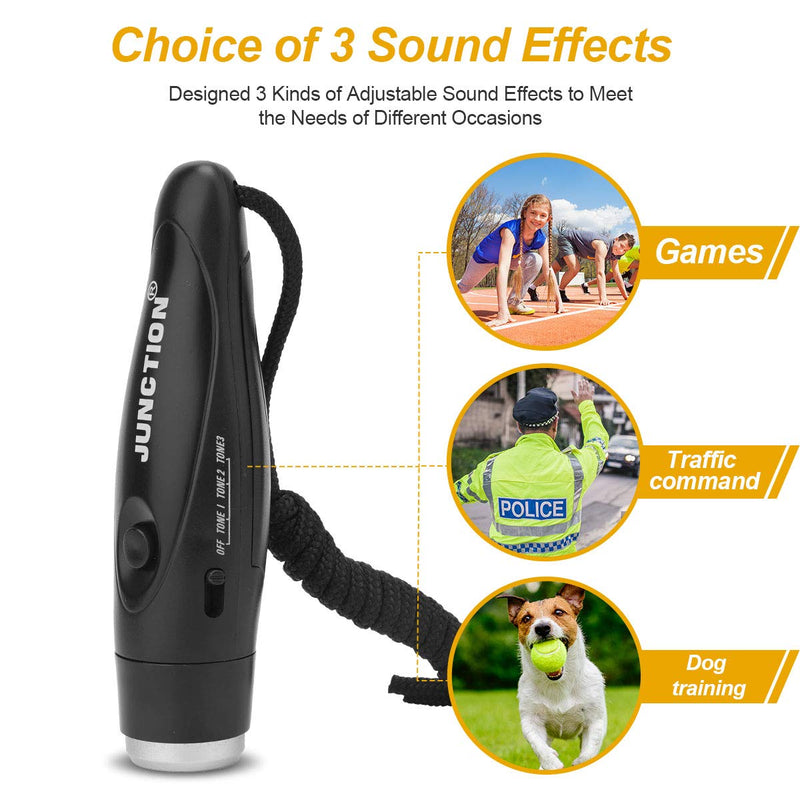 Electronic Whistle, 3 Pack Handheld Electronic Whistles Electric Whistle with Lanyard Three Tone Distinct High Volume Outdoor Sport Whistle for Coaches, Referees, P.E. Teacher - BeesActive Australia