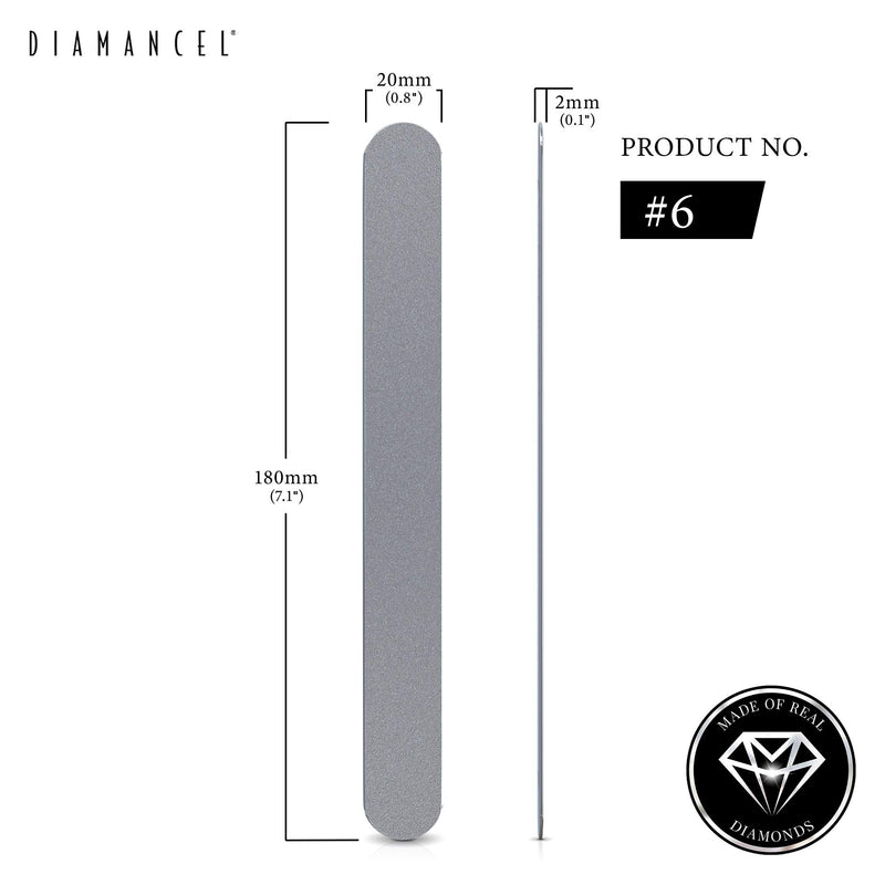 Diamancel Luxury Diamond Toenail File – #6 Medium Grit Finishing File for Toe Nails - BeesActive Australia