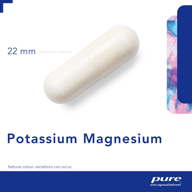 Pure Encapsulations - Potassium Magnesium (Citrate) - Bioavailable Alkaline Potassium and Magnesium Citrates - 180 Vegetarian Capsules - BeesActive Australia