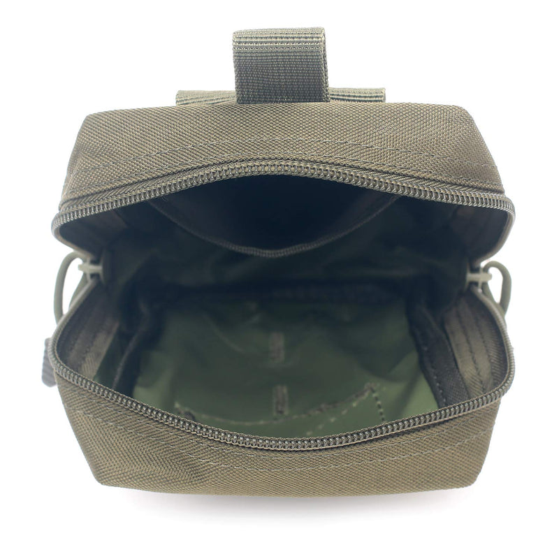 [AUSTRALIA] - 2 Pack Molle Pouches - Tactical Compact Water-Resistant EDC Pouch Army Green 