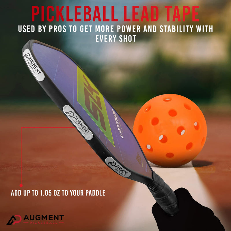 Pickleball Lead Tape - Preweighted 3g Bars to Increase Power and Swing Speed - Perfect Pickleball Accessory for Practice and Play - BeesActive Australia