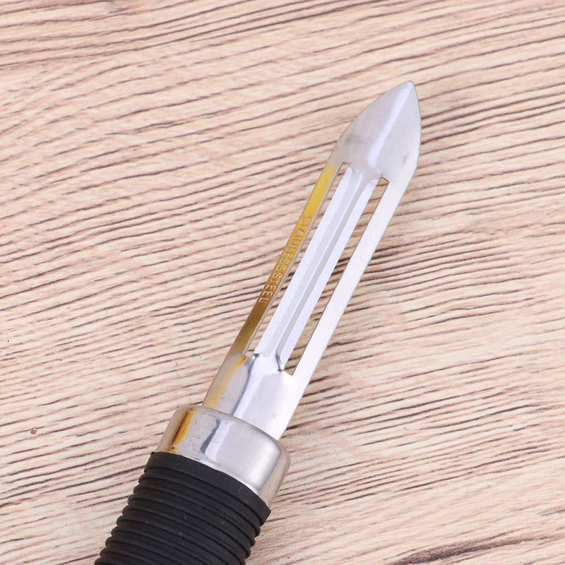 Yardwe Stainless Steel Peeler Non- Swivel Fruit Vegetable Peeler Utility Multifunctional Kitchen Tool - BeesActive Australia
