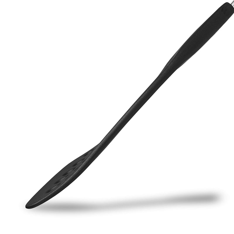 Seki Japan Kitchen Nylon Spatula Wide Thin Slotted Turner for Left-handed - BeesActive Australia
