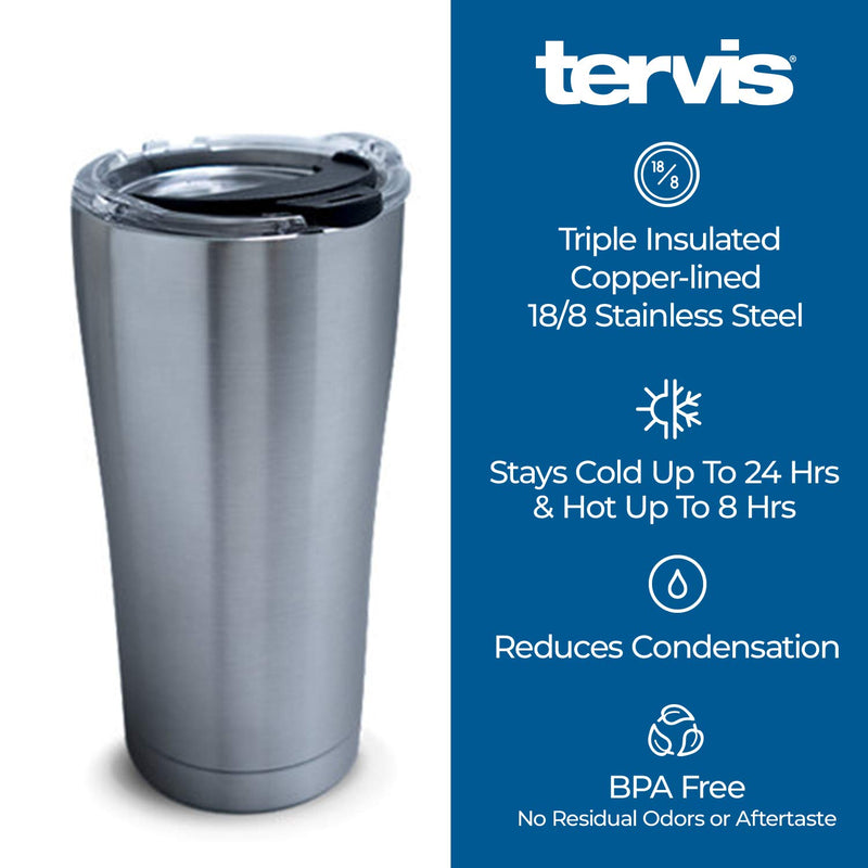 Tervis NCAA Florida Gators Tradition Stainless Steel Tumbler with Lid, 20 oz, Silver 20 oz Stainless Steel - BeesActive Australia