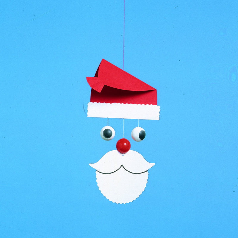 Santa Claus Hanging Mobile - 10 Inches - Handmade in Denmark by Flensted - BeesActive Australia