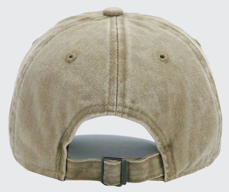 Edoneery Men Women Plain Cotton Adjustable Washed Twill Low Profile Baseball Cap Hat(A1008) A-khaki - BeesActive Australia