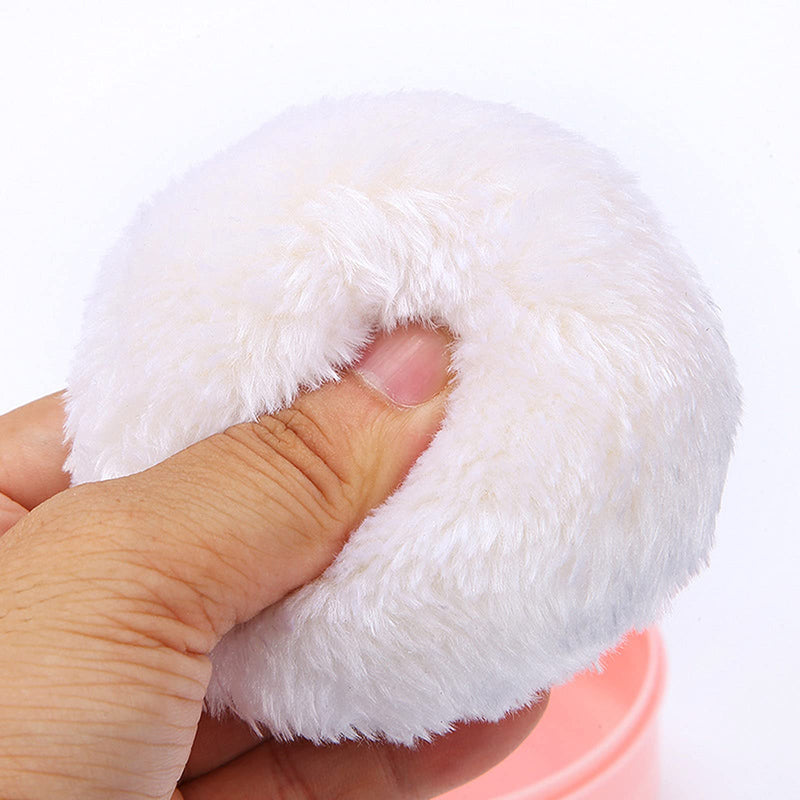 Portable kids Soft Body Talcum Powder Puff Sponge with Box Case Container Useful Soft talcum Powder and Durable Puff (blue) Blue - BeesActive Australia