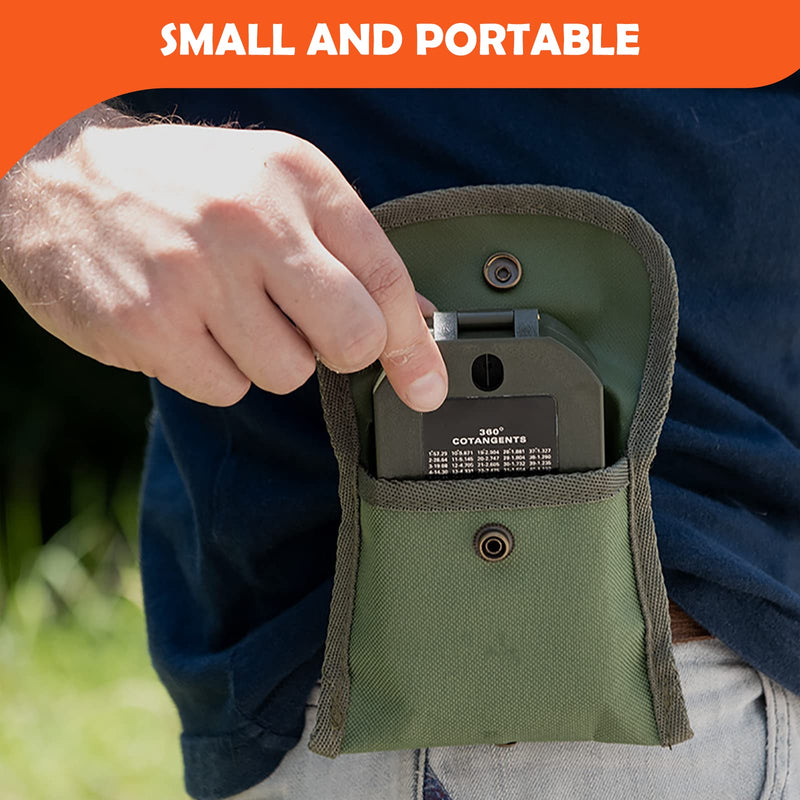 COYOUCO Multifunctional Compass for Hiking, Military Compass Survival Gear Handheld Compass with Carrying Bag, Compass Gift for Kids, Apply to Outdoor Camping and Navigation Black - BeesActive Australia