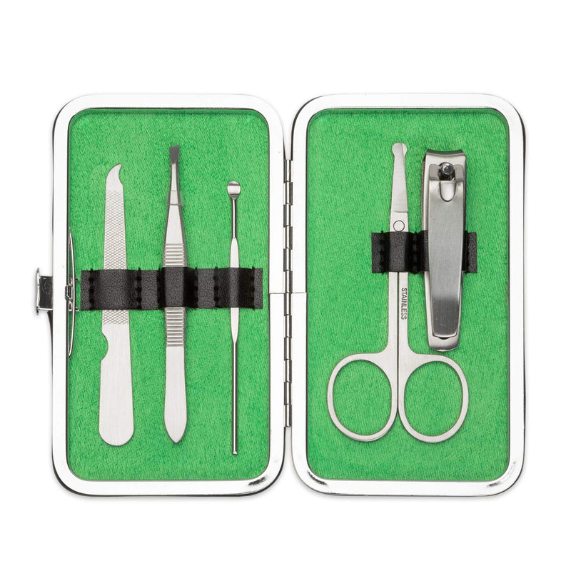 Brownlow Gifts Simple Inspirations 5-Piece Stainless Steel Manicure Set with Case, 2.75 x 4.75-Inches, She Thought She Could - BeesActive Australia