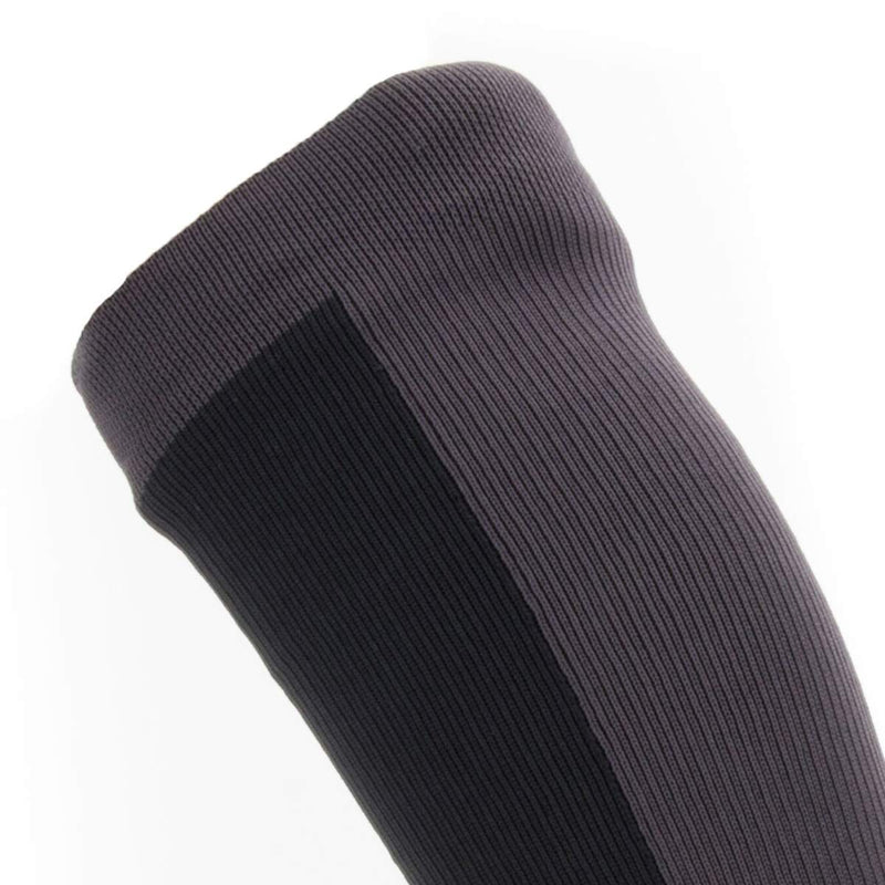 SEALSKINZ Unisex Waterproof Cold Weather Knee Length Sock Large Black/Grey - BeesActive Australia