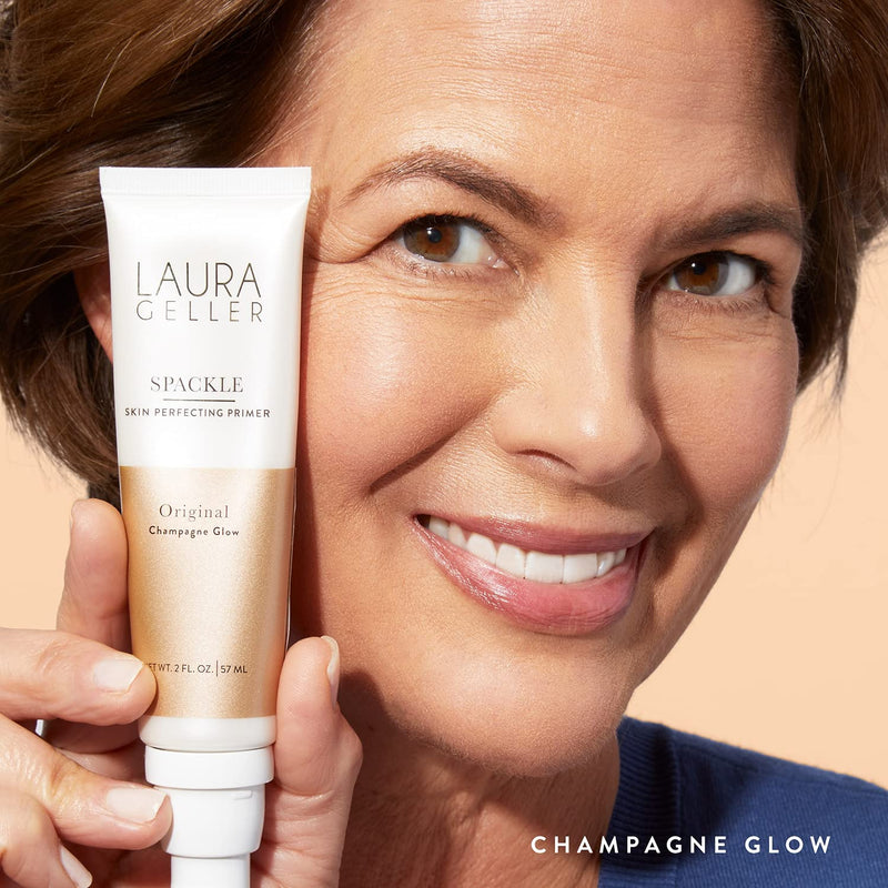 LAURA GELLER Spackle Skin Perfecting Golden Sheen Makeup Primer with Hyaluronic Acid & Squalane, Original in Champagne Glow - BeesActive Australia
