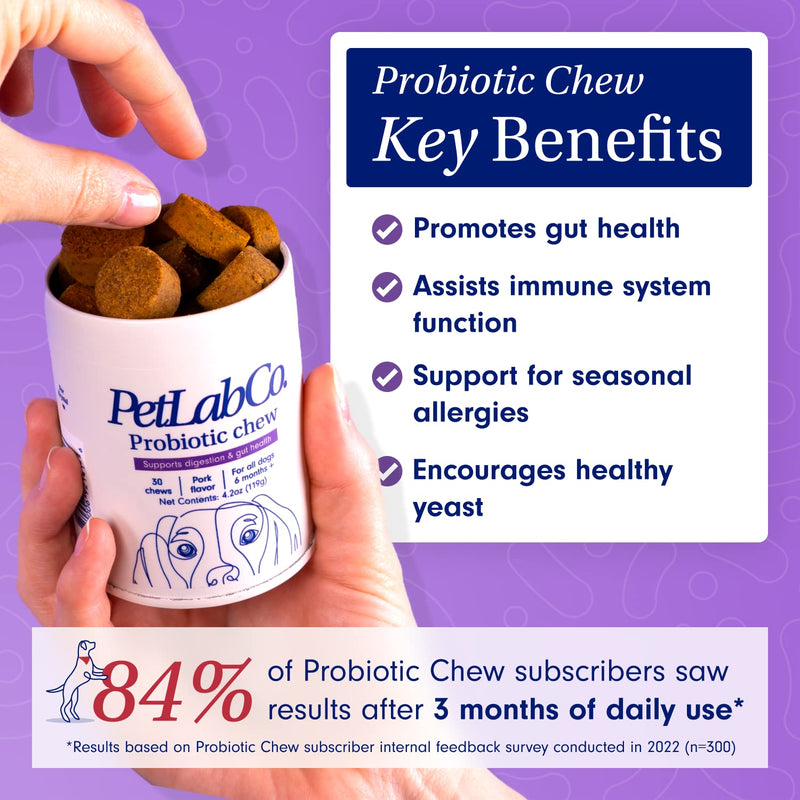 PetLab Co – Paw & Probiotic Bundle: Dog Paw Balm to Support Dry, Cracked Paws 2.4 Ounces & Dog Probiotics for Gut Health, Seasonal Allergies, Skin & Ear Yeast 30 Count - BeesActive Australia
