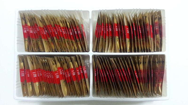 Pocheon Ginseng 300g(100p x 3g) Korean Panax Red Ginseng Roots Extract Tea Gold 6Years, 15% Extract - BeesActive Australia