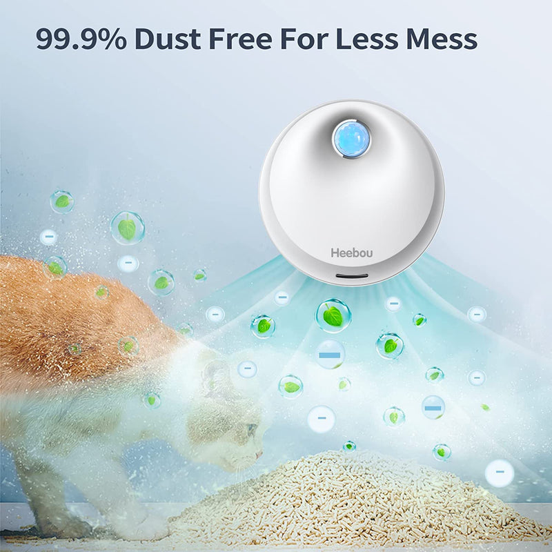 Heebou Cat Litter Deodorizer Litter Box Odor Eliminator for Small Pets Litter Box Room Wardrobe Shoe Cabinet Toilet Smart Deodorization Dust-Free - Safe for Kitty Boxes - BeesActive Australia