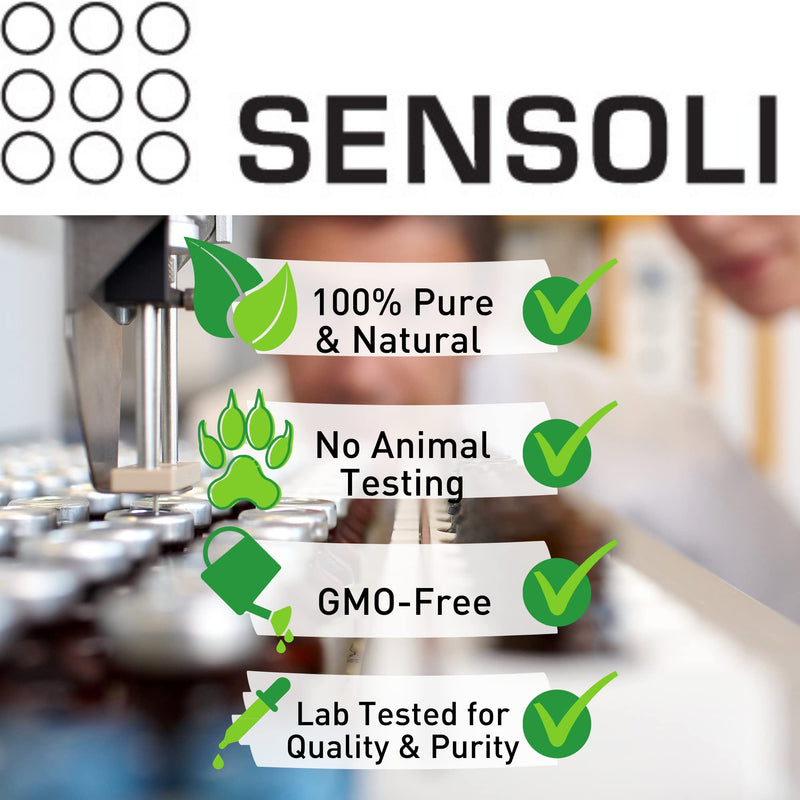 Sensoli Cedarwood Essential Oil 100ml - Pure and Natural Essential Oil for Aromatherapy and Diffusers - BeesActive Australia