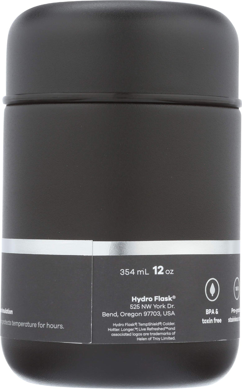 Hydro Flask, Food Flask Black 12 Ounce - BeesActive Australia