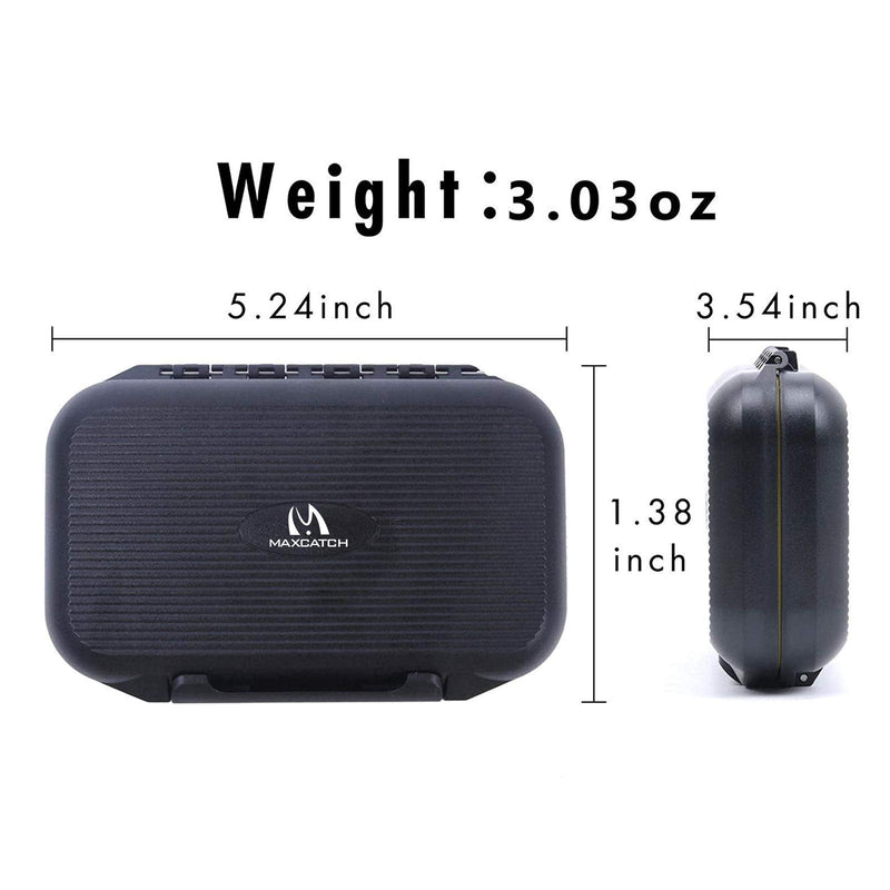 M MAXIMUMCATCH Maxcatch Waterproof Fly Box for Fly Fishing Double Sided Foam Insert 1PC - BeesActive Australia